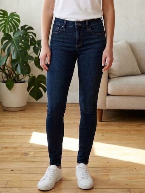 American Eagle Outfitters Denim - American Eagle Super Stretch X4 Skinny Jeans Size 6 - Dark Wash Gorpcore Boho
